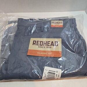 NWT Red Head Brand Co Cargo  Soft‎ Shell Pants Mens 40x32 Blue Classic Fit New
